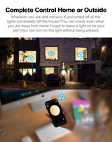 OFFDARKS Smart downlight embedded APP & WiFi control 5W 9W dimmable living room kitchen bathroom KTV LED downlight