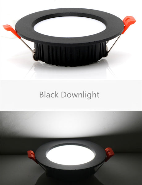 Led Downlights 5W 7W 9W 12W 15W 18W 24W 220V LED Recessed Ceiling Lamps 30w Waterproof Led Ceiling Light Room Indoor Lighting