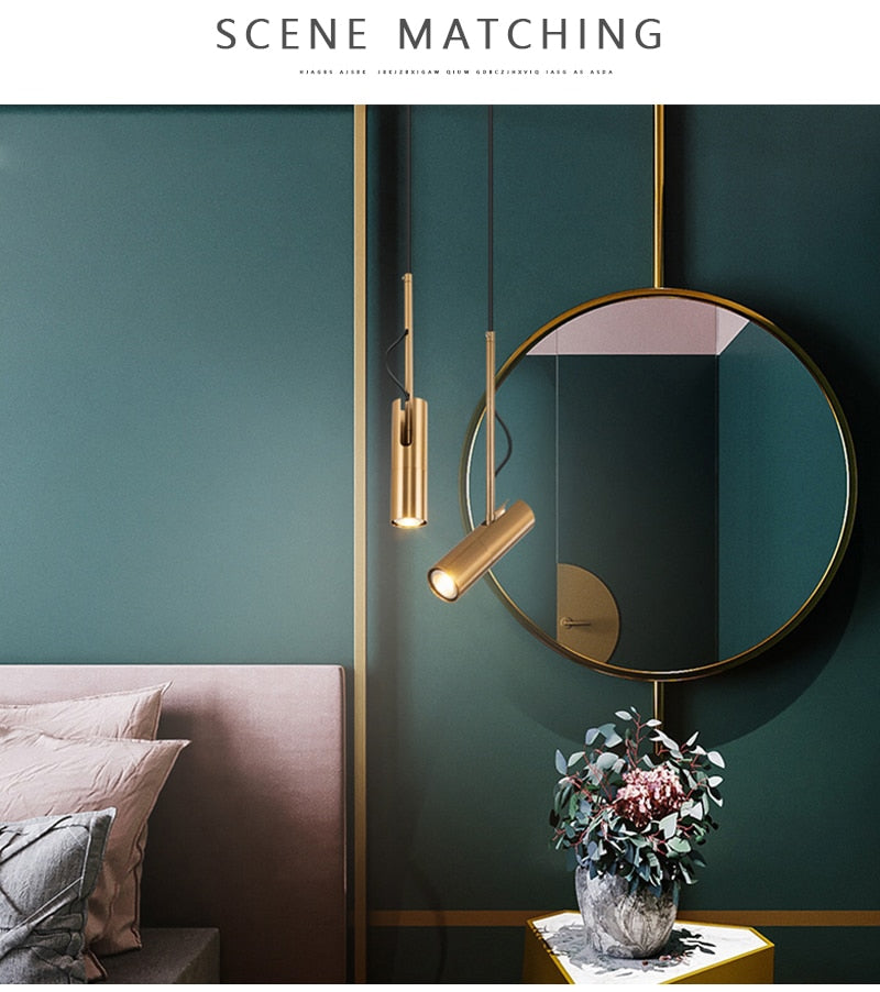 LED Pendant Light Bedside Pendant Down Light Hanging Kitchen Suspension Lamp LED Spot Lighting LED Down Light Adjustable