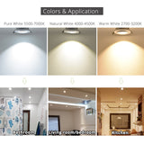 New 20pcs Dimmable Recessed led downlight 3W 4W 5W 7W dimming LED Spot light led ceiling lamp AC 110V 220V