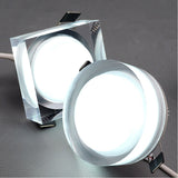 Acrylic LED downlight round square light 5W 9W 12W led ceiling light 90-260v cabinet wall light spotlight home lighting