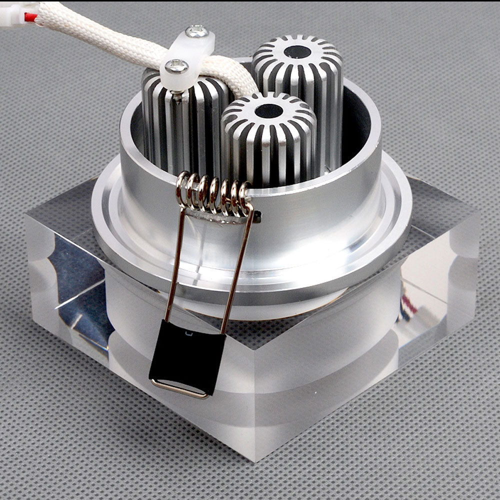 Acrylic LED downlight round square light 5W 9W 12W led ceiling light 90-260v cabinet wall light spotlight home lighting