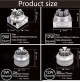 Acrylic LED downlight round square light 5W 9W 12W led ceiling light 90-260v cabinet wall light spotlight home lighting