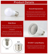 LED Bulb E27 E14 20W 18W 15W 12W 9W 6W 3W 4pcs/lot Lampada LED Light AC 220V Bombilla Spotlight Lighting Cold/Warm White Lamp