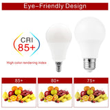 LED Bulb E27 E14 20W 18W 15W 12W 9W 6W 3W 4pcs/lot Lampada LED Light AC 220V Bombilla Spotlight Lighting Cold/Warm White Lamp