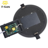 T-SUNRISE Ultra Thin LED Panel Downlight 8W 16W 24W 32W Round/Square LED Ceiling Recessed Lights Power Supply Included SMD4014