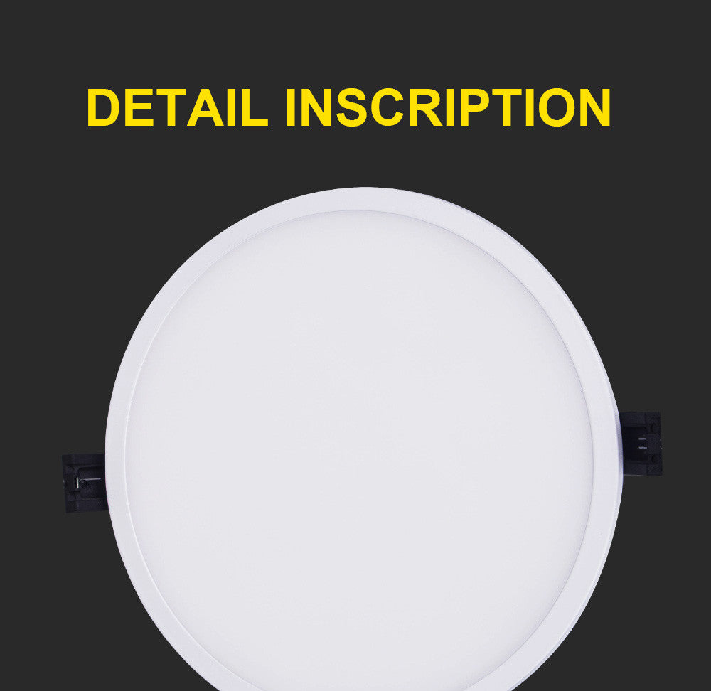 T-SUNRISE Ultra Thin LED Panel Downlight 8W 16W 24W 32W Round/Square LED Ceiling Recessed Lights Power Supply Included SMD4014