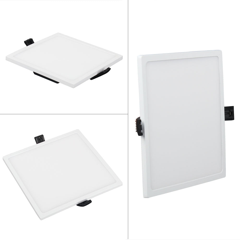 T-SUNRISE Ultra Thin LED Panel Downlight 8W 16W 24W 32W Round/Square LED Ceiling Recessed Lights Power Supply Included SMD4014