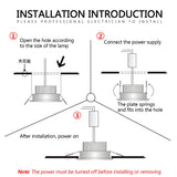 LED Ceiling Lamp 3W/5W/7W/12W/18W Downlights For Bathroom Stairs Balcony AC220V With Intelligent Infrared Sensor Lighting