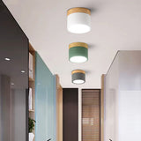 Nordic Led Surface Mounted Downlight Ceiling Lamp Lights Fixture 5W 12W Dimmable AC110V 220V Living Room Foyer Bedroom Spot Lamp