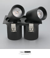 Square Angle Adjust Stretchable LED COB Recessed Downlight 14W 20W 24W LED Ceiling Spotlight Kitchen Living Room Indoor