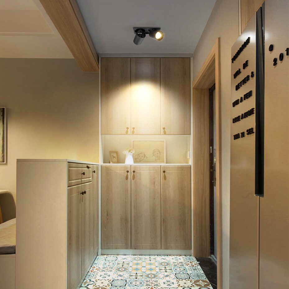 Square Angle Adjust Stretchable LED COB Recessed Downlight 14W 20W 24W LED Ceiling Spotlight Kitchen Living Room Indoor