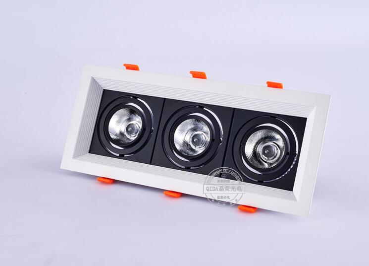Square 20W 30w AC85V-265V LED dimmable Ceiling Downlight Recessed LED lamp Spot light LED  For Home Lighting 110V 220V