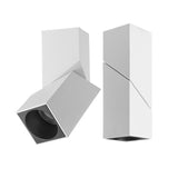 Adjustable Angle Square Surface Mounted Downlight 10W 12W 15W LED Ceiling Spot Light 3000K/4000K/6000K High CRI