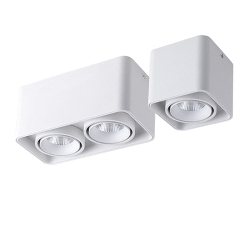 Dimmable Surface Mounted LED Downlights 10W 15W 20W 30W COB LED Ceiling Spot Lights AC110-220V LED Ceiling Lamp Indoor Lighting