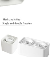 Dimmable Surface Mounted LED Downlights 10W 15W 20W 30W COB LED Ceiling Spot Lights AC110-220V LED Ceiling Lamp Indoor Lighting