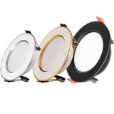 Ultra Thin LED Panel Light Round Downlight AC220V 3w 5w 7w 9w 12w 15w LED Ceiling Recessed Light For Indoor Bathroom Illuminate