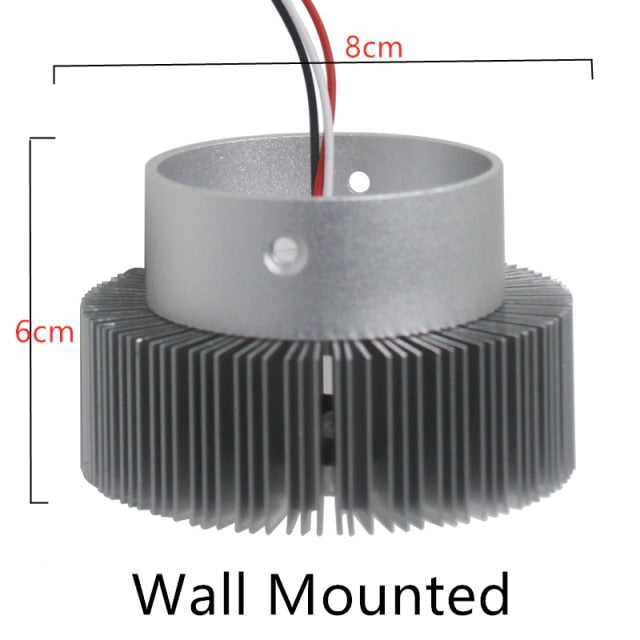 DBF Novelty Sunflower Aluminum 3W RGB LED Ceiling Light Surface Mount/Embeded LED Ceiling Light for KTV Bar Corridor Home Decor