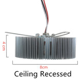 DBF Novelty Sunflower Aluminum 3W RGB LED Ceiling Light Surface Mount/Embeded LED Ceiling Light for KTV Bar Corridor Home Decor