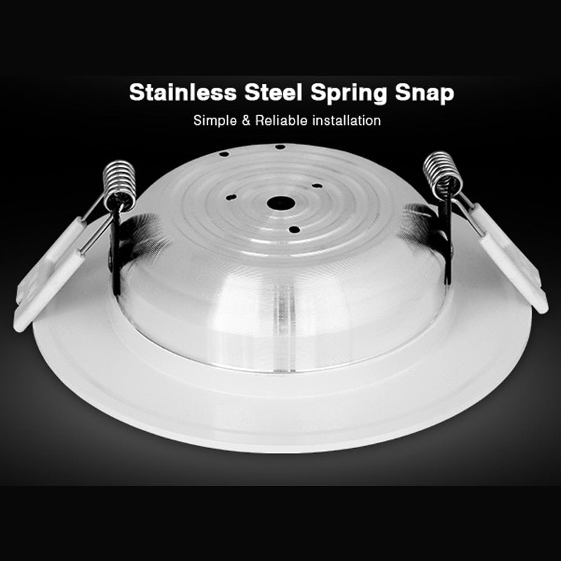 Smart 6W RGB + CCT LED Downlight 110V 220V dimmable recessed Led ceiling panel lights compatible FUT092 remote/WIFI APP control