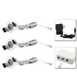  LED Mini Ceiling Downlights Set Dimmable Lights 1.5W 27mm Cut Hole Recessed Silvery Remote Control Cabinet Lamp 85-265V