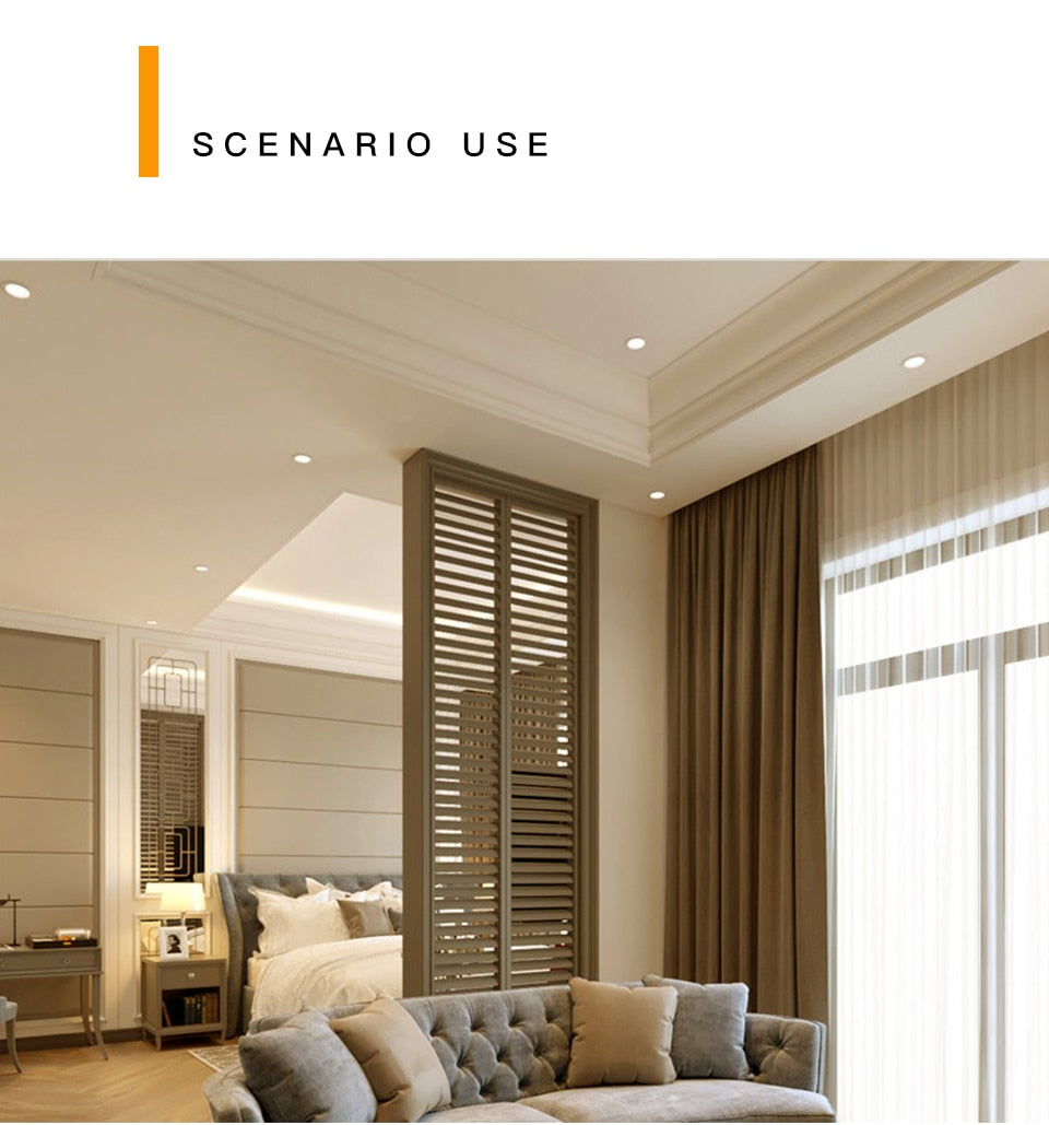 PIR Motion Sensor LED Downlights Recessed 5W 10W 15W 20W 85-265V LED Auto Lamp Smart LED Downlight Corridor Indoor Lighting