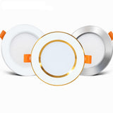 Recessed Led Downlight Ultra Thin Silver White Golden Led Ceiling Lamp 3W 5W 9W LED Spot light  Lighting For Living Room Bedroom