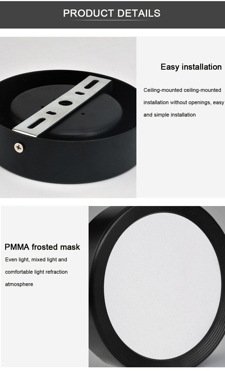 Surface Mounted LED downlight 7W 9w 12W 15W Ceiling Lamps Ultra Thin Driverless led spot lights 220V Ceiling Fixtures Lighting