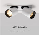 LED spot lights embedded ceiling lamp 24W 20W 14W living room simple Nordic Adjustable and Rotate COB downlight