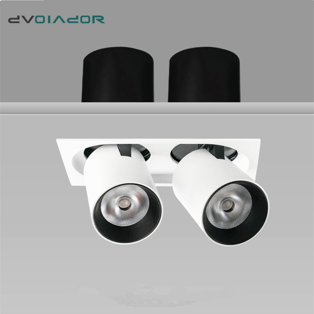 LED spot lights embedded ceiling lamp 24W 20W 14W living room simple Nordic Adjustable and Rotate COB downlight