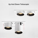 LED spot lights embedded ceiling lamp 24W 20W 14W living room simple Nordic Adjustable and Rotate COB downlight