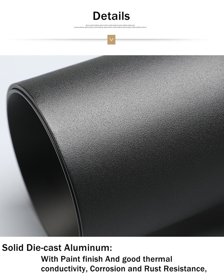 LED spot lights embedded ceiling lamp 24W 20W 14W living room simple Nordic Adjustable and Rotate COB downlight