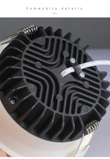 Aisilan LED Downlight Narrow Border soften light home lighting  Embedded high lumen Ceiling Lamp high brightness spot light