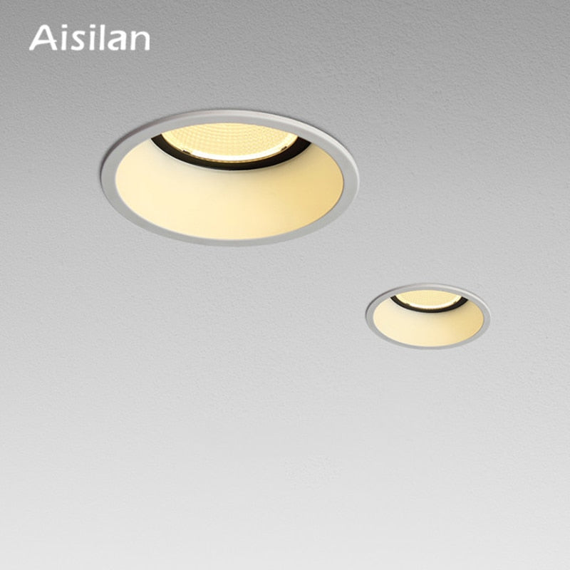 Aisilan Recessed LED Modern Dimmable Downlight Angle Adjustable Built-in LED Spot light Narrow border 7W for Indoor Lighting
