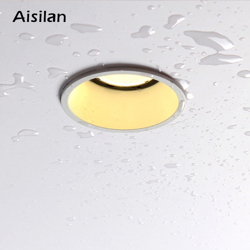 Aisilan Recessed LED Modern Dimmable Downlight Angle Adjustable Built-in LED Spot light Narrow border 7W for Indoor Lighting