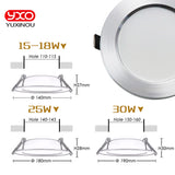 Dimmable Led Downlights 5W 7W 9W 12W 110V 220V Waterproof LED Ceiling Downlight Lamps Led Ceiling Lamp Home Indoor Lighting