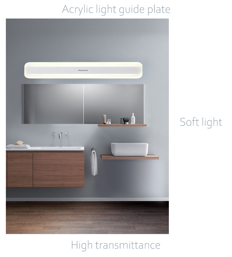 Panasonic Modern Bathroom Light LED Front Mirror Light Makeup Wall Lamp Vanity Lighting Fixtures Waterproof Mirror Lamp