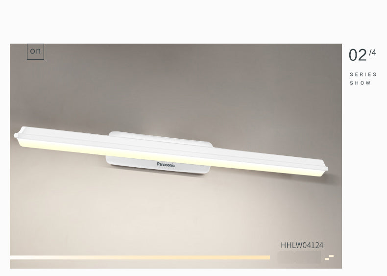 Panasonic Modern Bathroom Light LED Front Mirror Light Makeup Wall Lamp Vanity Lighting Fixtures Waterproof Mirror Lamp