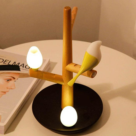 Newly USB Charging LED Table Lamp Tree Branch 3200K Infrared Sensor Night Light No Flickering for Home XSD88