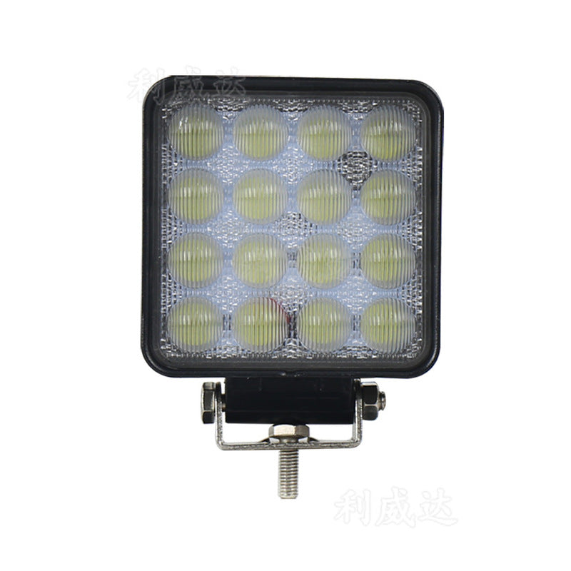 The Vectra Concentrated Floodlight LED Work Light Square Car Repair Car 48 W Lamp Lens To Shoot The Light