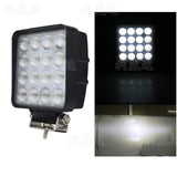 The Vectra Concentrated Floodlight LED Work Light Square Car Repair Car 48 W Lamp Lens To Shoot The Light