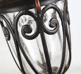 Vintage Pendant Lamps Traditional Outdoor Ceiling Light Hanging Textured Black Villa Pavilion Pendant Lights For House Porch