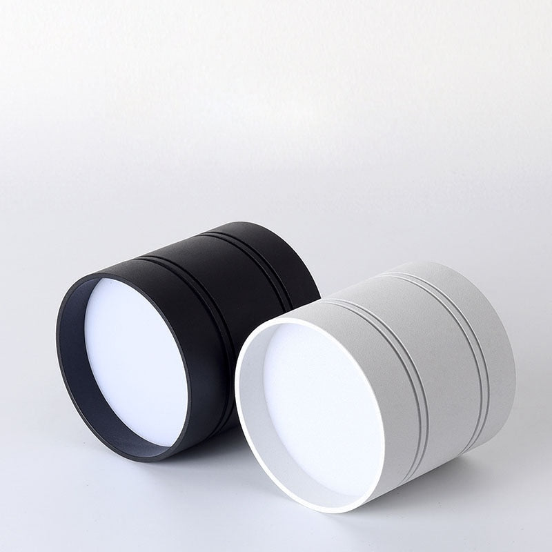 Dimmable LED Downlights 6W 9W 12W 15W 20W COB LED Ceiling Spot Lights AC110-220V No opening Ceiling lamps Cylinder LED Wall Lamp