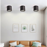 Dimmable LED Downlights 6W 9W 12W 15W 20W COB LED Ceiling Spot Lights AC110-220V No opening Ceiling lamps Cylinder LED Wall Lamp