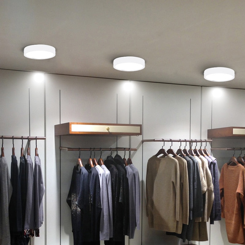 LED Downlight Mini Surface Mounted AC85-265V 5W 10W 15W Panel Spot Light Ultra Thin Ceiling Lamps  Indoor Lighting For Kitchen