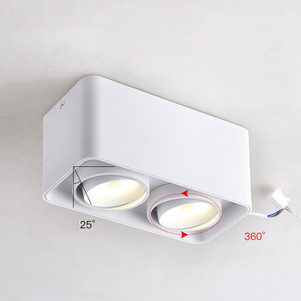NEW arriver LED COB downlight 7W 10W 20W surface mounted downlight CRI90 24 degree led down light for art museum lighting
