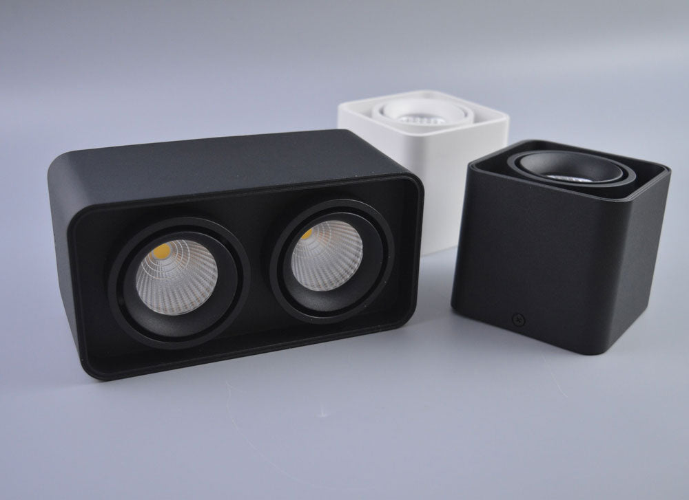 NEW arriver LED COB downlight 7W 10W 20W surface mounted downlight CRI90 24 degree led down light for art museum lighting