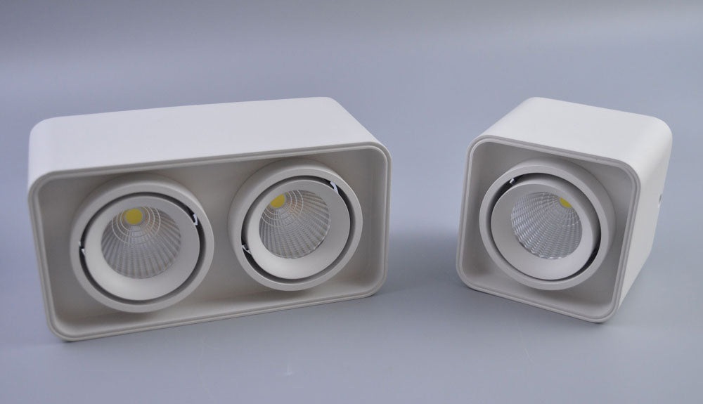 NEW arriver LED COB downlight 7W 10W 20W surface mounted downlight CRI90 24 degree led down light for art museum lighting