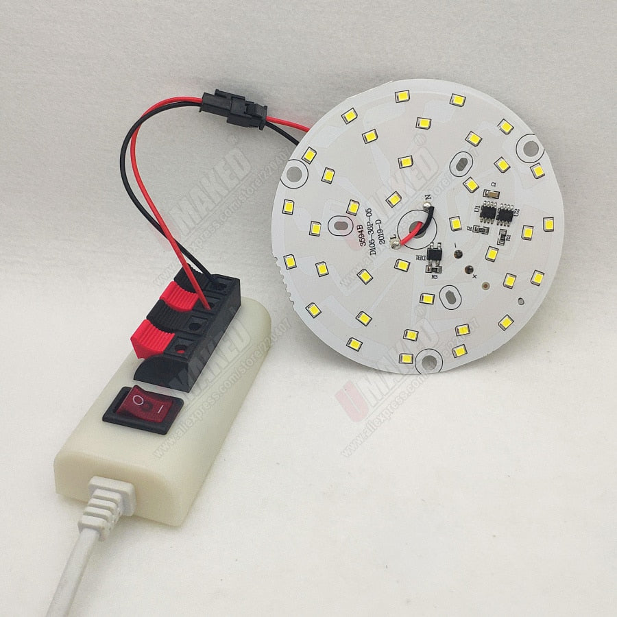 New arrival 12W ac 220V led pcb smd2835 integrated IC driver driverless led cob bead for bulb downlight 7W 9W diy aluminum board