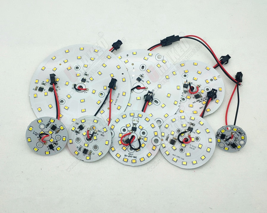 New arrival 12W ac 220V led pcb smd2835 integrated IC driver driverless led cob bead for bulb downlight 7W 9W diy aluminum board